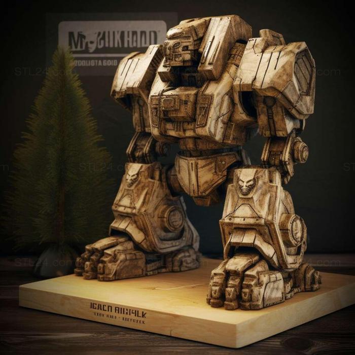 Games (MechWarrior 2 GhoBears Legacy 4, GAMES_30360) 3D models for cnc