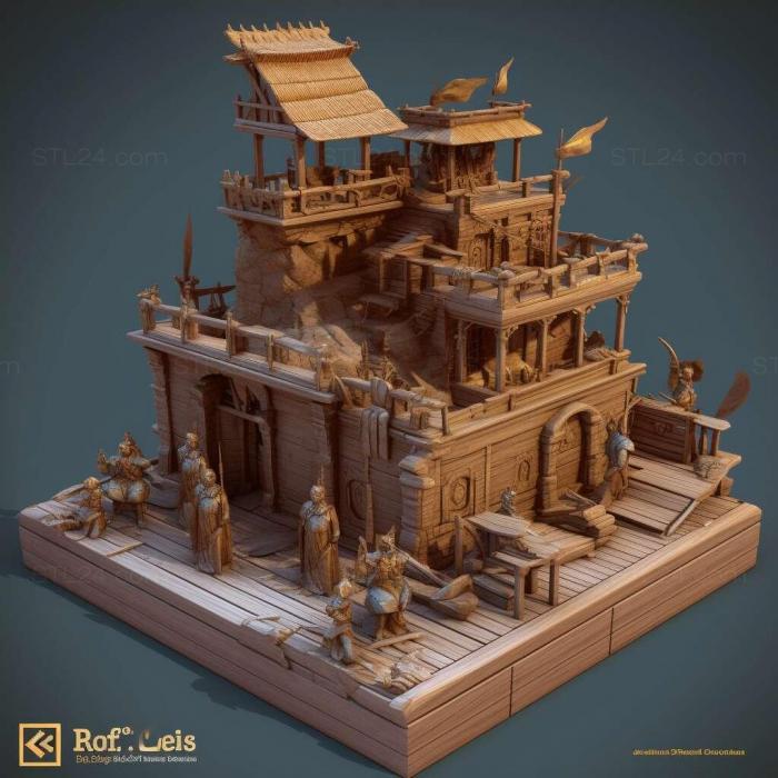 Games (Age of Empires III Gold Edition 4, GAMES_30636) 3D models for cnc
