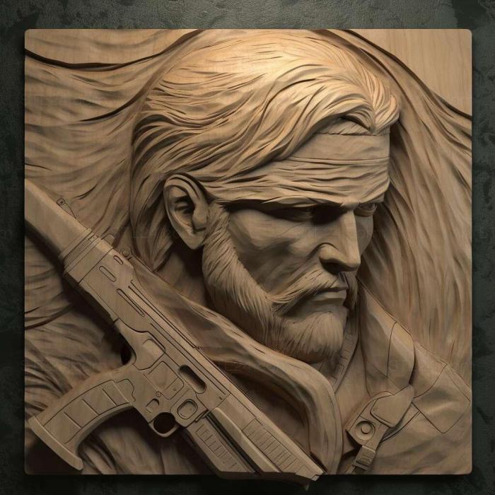 Games (Metal Gear Solid 4 Guns of the Patriots 1, GAMES_30677) 3D models for cnc