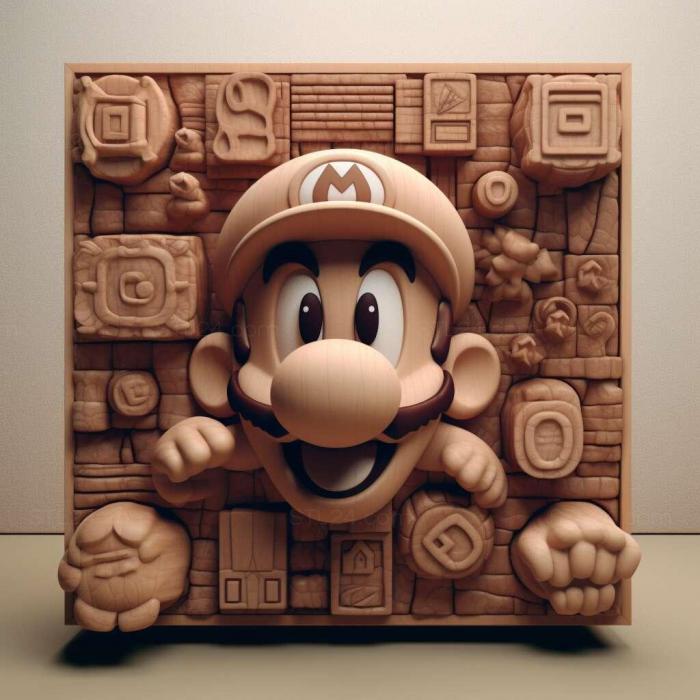 Games (Super Mario 3D Land 2, GAMES_30850) 3D models for cnc