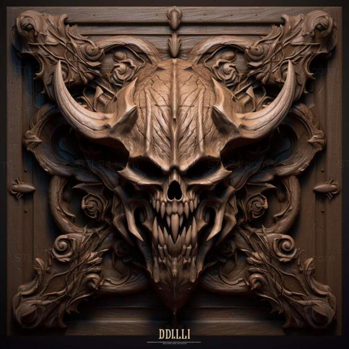 Games (Diablo III Ultimate Evil Edition 1, GAMES_30957) 3D models for cnc