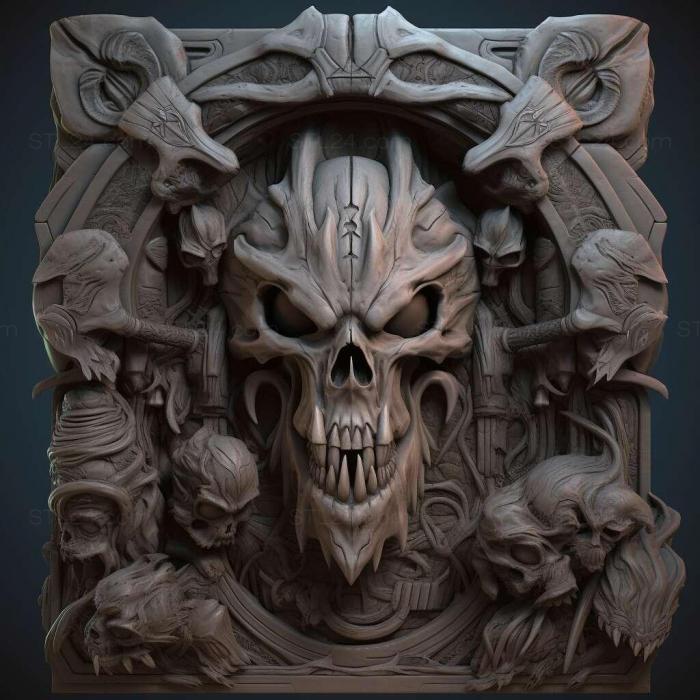 Games (Darksiders II Arguls Tomb 2, GAMES_31270) 3D models for cnc