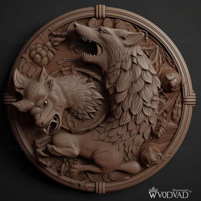 Games (Vikings Wolves of Midgard 2, GAMES_31582) 3D models for cnc