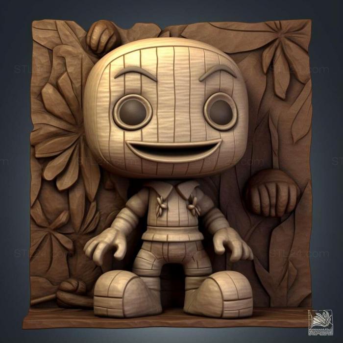 Игры (LittleBigPlanet PS Vita 1, GAMES_31737) 3D модель для ЧПУ станка