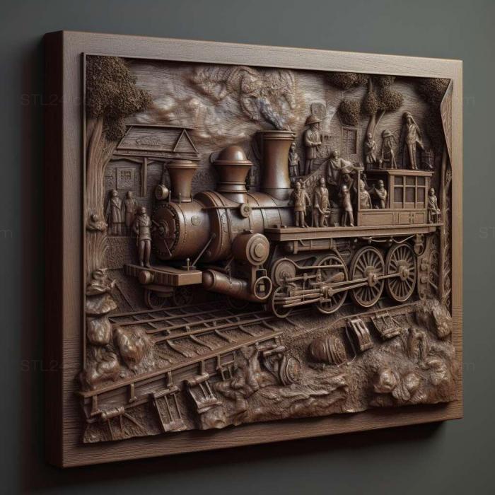 Games (Railroad Tycoon 3 4, GAMES_31768) 3D models for cnc