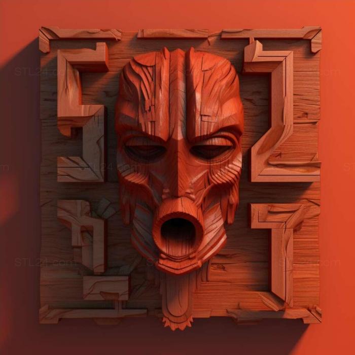 Games (Hotline Miami 2 Wrong Number 4, GAMES_31856) 3D models for cnc