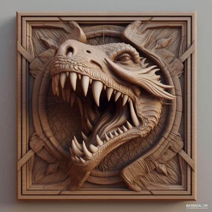 Games (Dragon Age Inquisition Jaws of Hakkon 1, GAMES_31969) 3D models for cnc