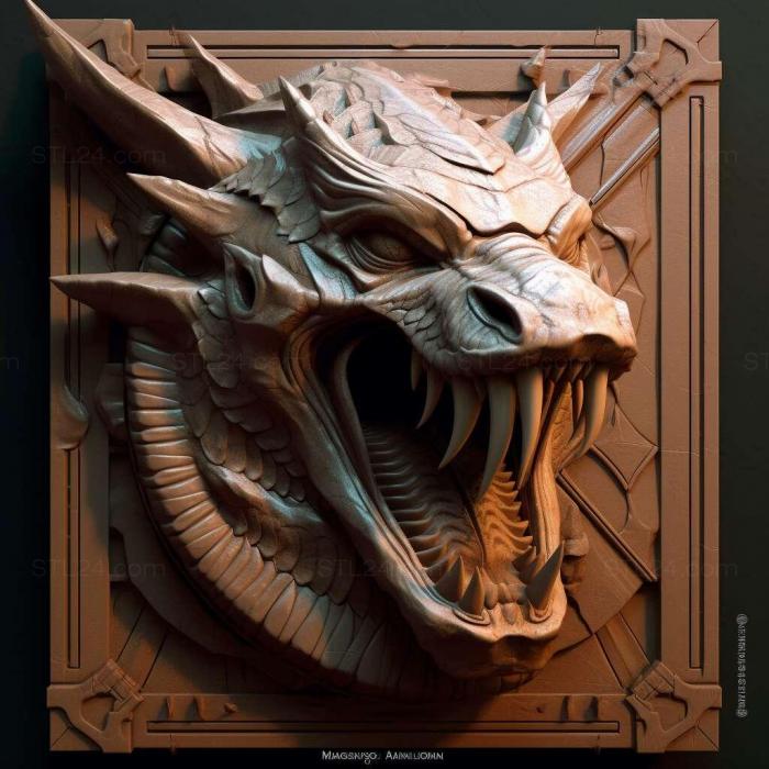 Games (Dragon Age Inquisition Jaws of Hakkon 4, GAMES_31972) 3D models for cnc