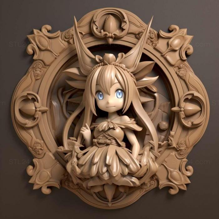 Games (Disgaea D2 A Brighter Darkness 3, GAMES_32063) 3D models for cnc