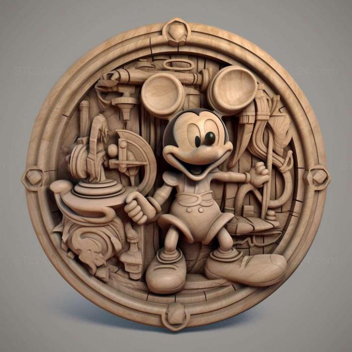 Games (Epic Mickey 2 The Power of Two 3, GAMES_32175) 3D models for cnc