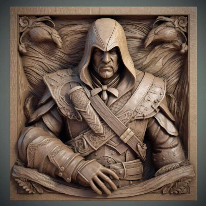Games (Assassins Creed IV Black Flag Blackbeards Wrath 4, GAMES_32180) 3D models for cnc