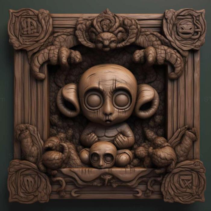 Games (The Binding of Isaac The Wrath of the Lamb 2, GAMES_322) 3D models for cnc
