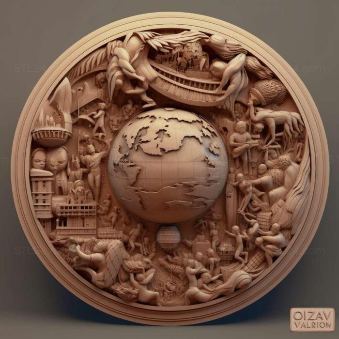 Games (Civilization III Play the World 1, GAMES_32225) 3D models for cnc
