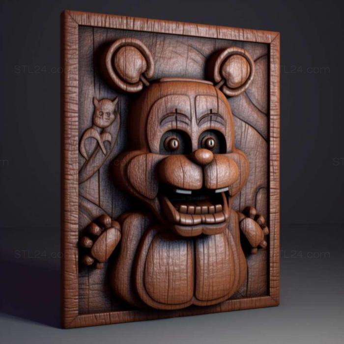 Games (FIVE NIGHTS AT FREDDYS VR HELP WANTED 1, GAMES_32241) 3D models for cnc