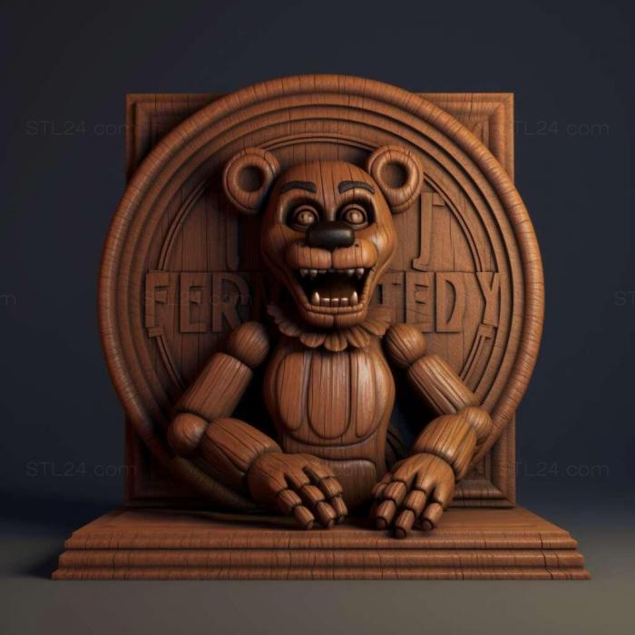 Games (FIVE NIGHTS AT FREDDYS VR HELP WANTED 3, GAMES_32243) 3D models for cnc