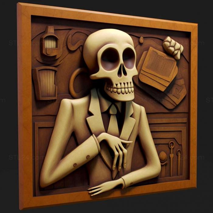 Games (Grim Fandango Remastered 1, GAMES_32537) 3D models for cnc