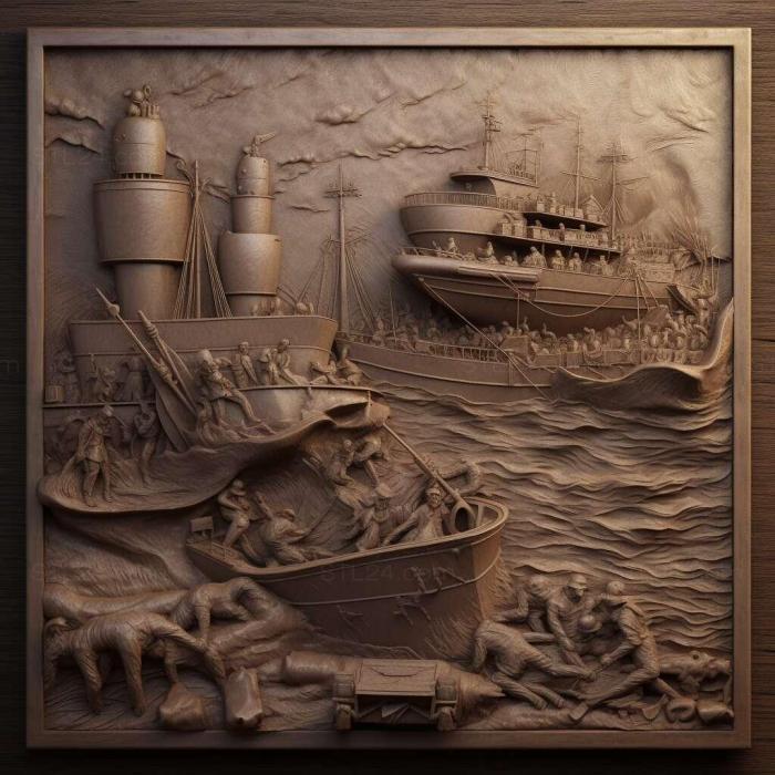 Games (Hearts of Iron IV Battle for the Bosporus 1, GAMES_32841) 3D models for cnc