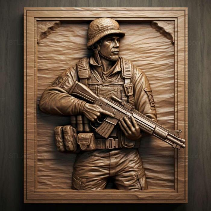 Games (Medal of Honor Infiltrator 4, GAMES_32880) 3D models for cnc