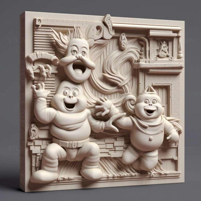 Games (Ghostbusters The Video 1, GAMES_32965) 3D models for cnc
