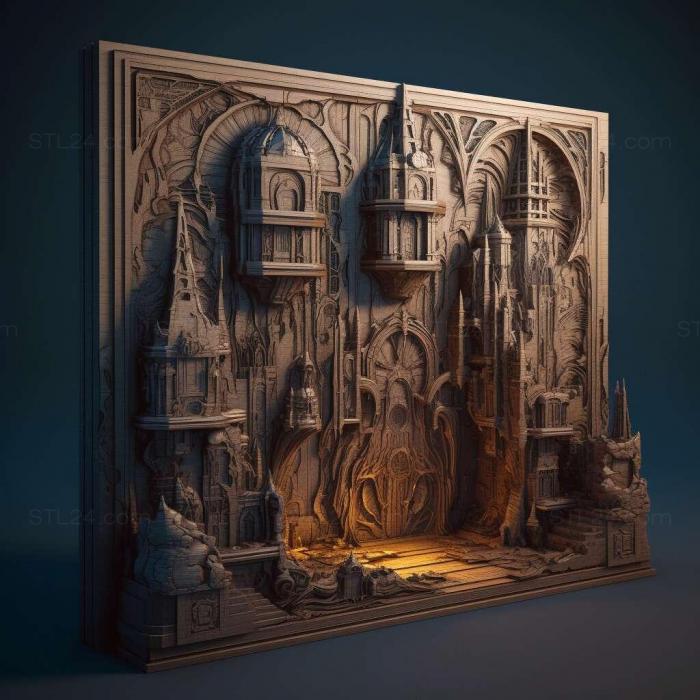 Games (Castlevania Puzzle Encore of the Night 1, GAMES_3305) 3D models for cnc
