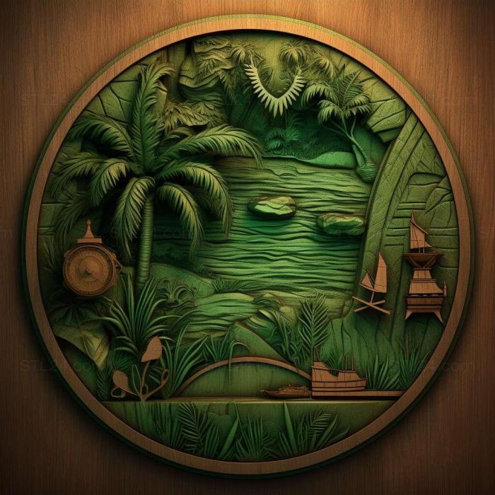 Games (Tropico 5 Gone Green 4, GAMES_33416) 3D models for cnc