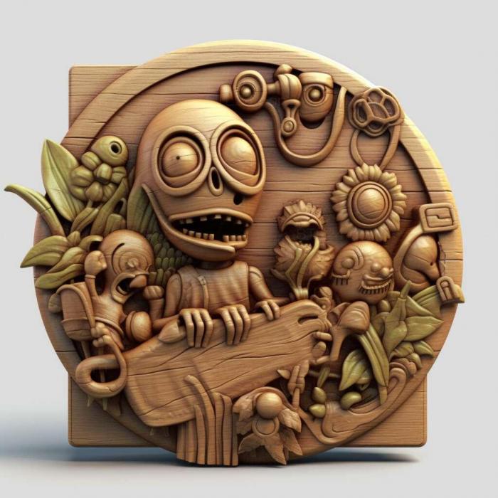 Games (Plants vs Zombies Garden Warfare 2, GAMES_33626) 3D models for cnc