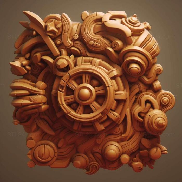 Games (Awesomenauts Assemble 2, GAMES_33646) 3D models for cnc