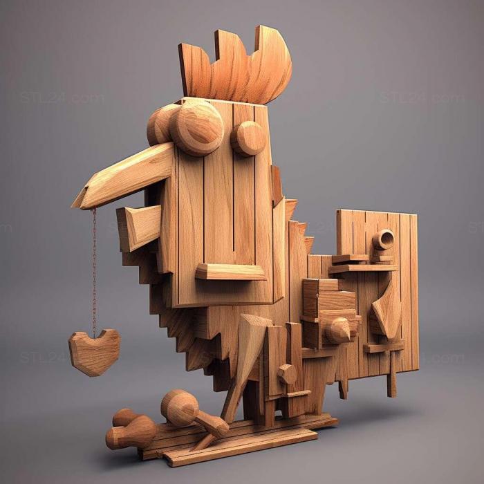 Games (Ultimate Chicken Horse 1, GAMES_33701) 3D models for cnc