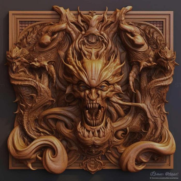 Games (Ultima Online Stygian Abyss 3, GAMES_33723) 3D models for cnc