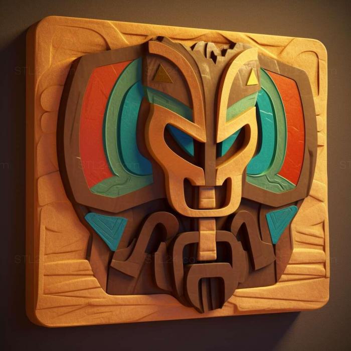 Games (Guacamelee Gold Edition 1, GAMES_3377) 3D models for cnc