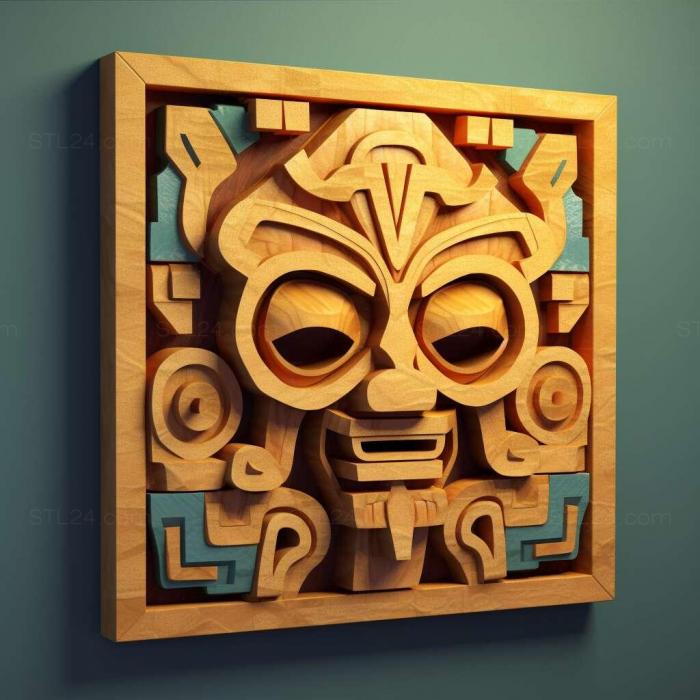 Games (Guacamelee Gold Edition 2, GAMES_3378) 3D models for cnc