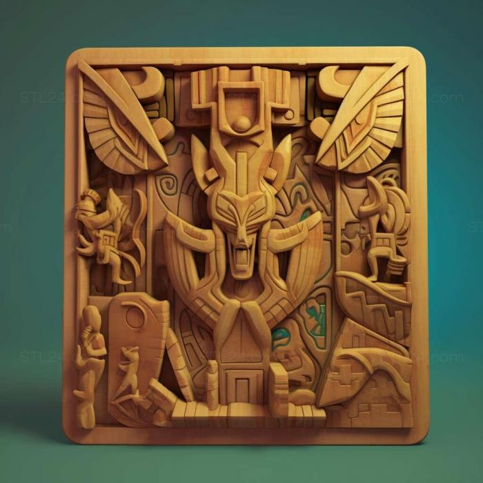 Games (Guacamelee Gold Edition 3, GAMES_3379) 3D models for cnc