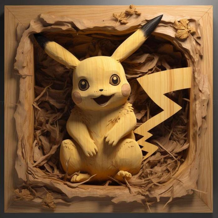 Games (st Pikachus Goodbye Foreof Pikachufrom Pokemon 3, GAMES_33791) 3D models for cnc