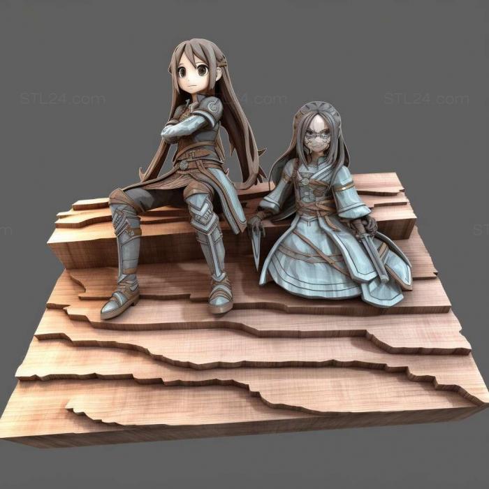 Games (Sword Art Online Lost Song 2, GAMES_33854) 3D models for cnc