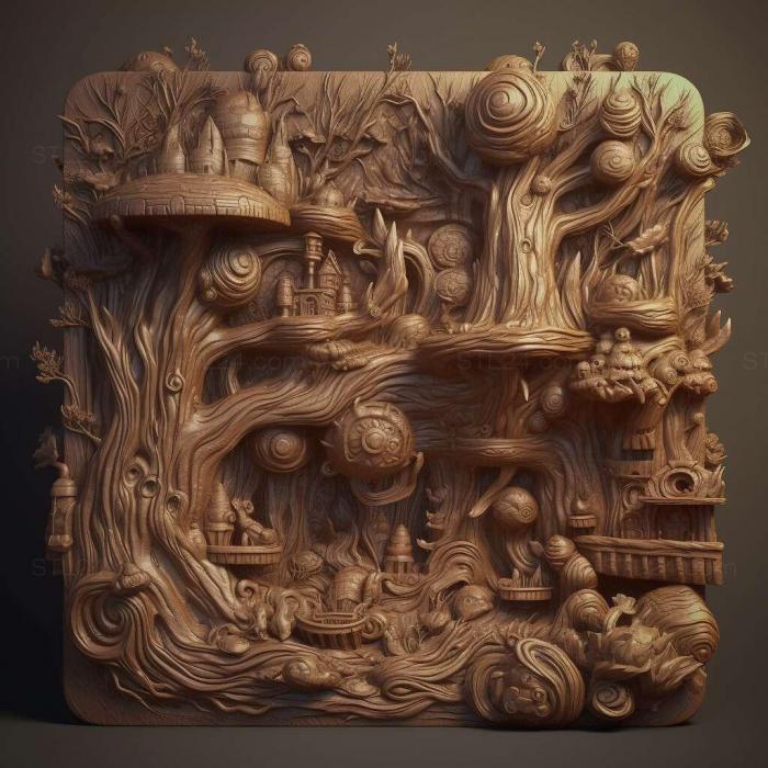 Games (Kingdom Rush Origins 4, GAMES_33980) 3D models for cnc