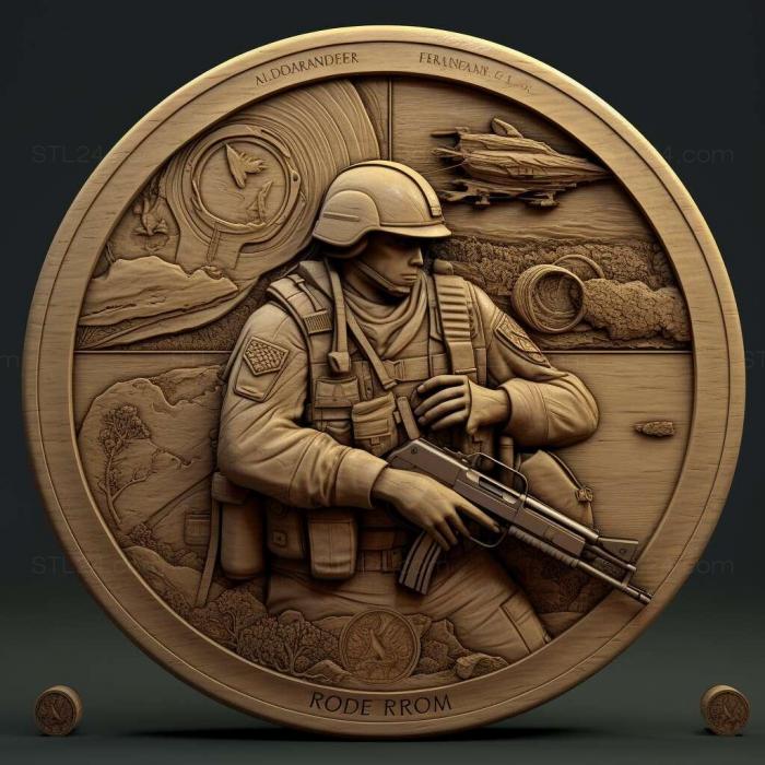 Games (Medal of Honor Airborne 2, GAMES_3422) 3D models for cnc