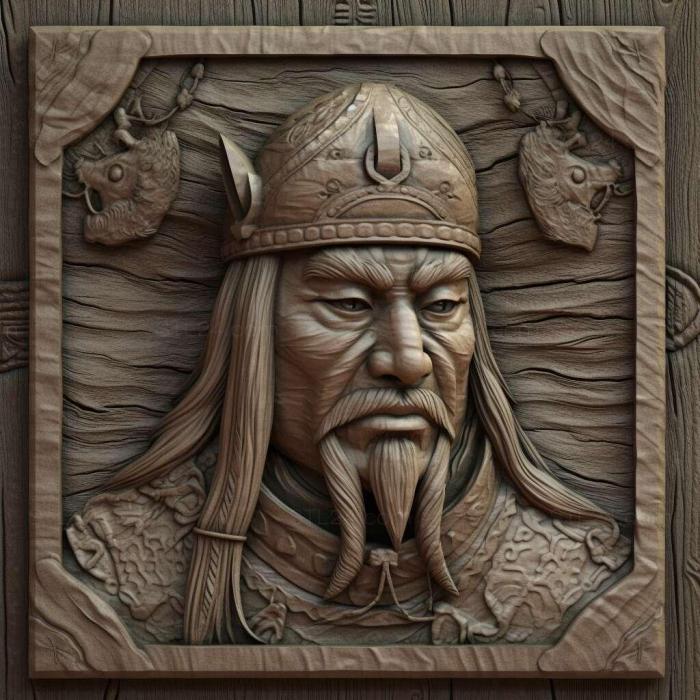 Игры (Чингисхан II Клан Серого волка 4, GAMES_34352) 3D модель для ЧПУ станка