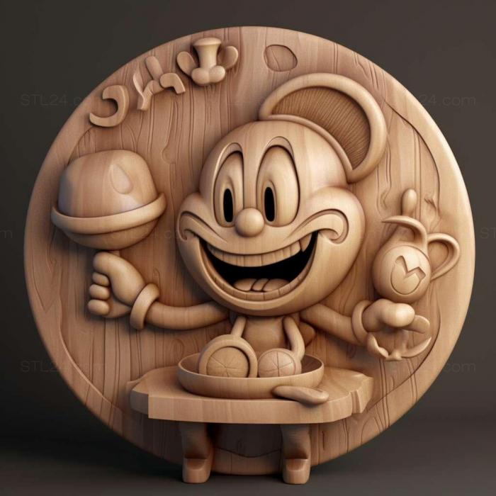 Games (Cuphead The Delicious LaCourse 1, GAMES_34409) 3D models for cnc
