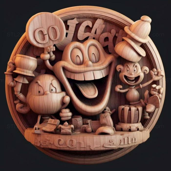 Games (Cuphead The Delicious LaCourse 2, GAMES_34410) 3D models for cnc