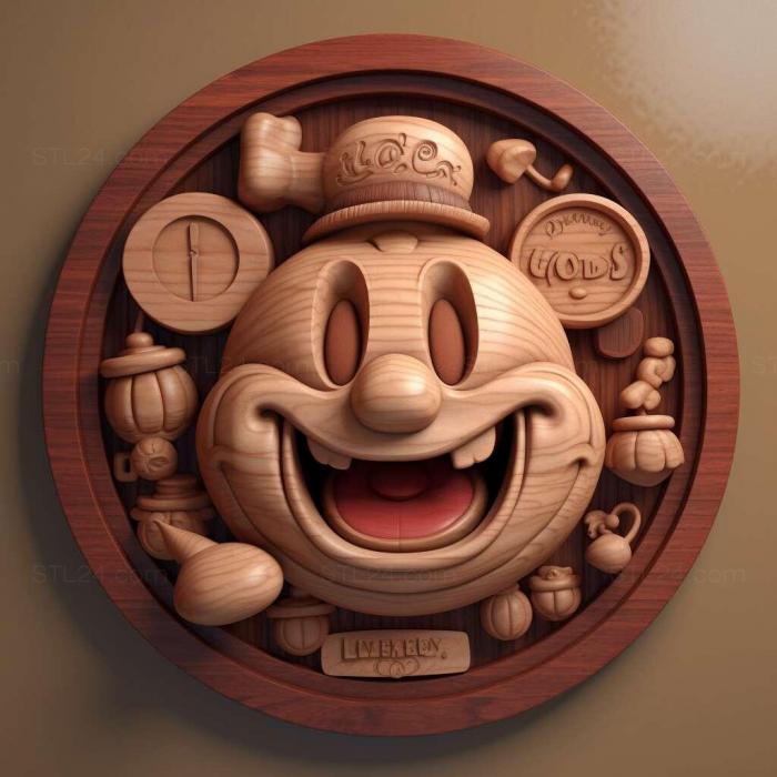 Games (Cuphead The Delicious LaCourse 4, GAMES_34412) 3D models for cnc