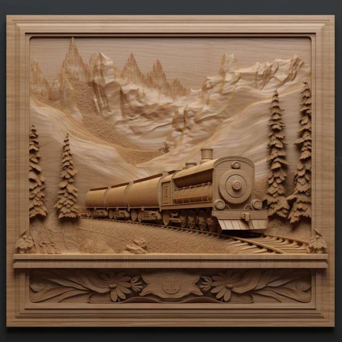 Games (Trainz Railroad Simulator 2006 2, GAMES_34530) 3D models for cnc