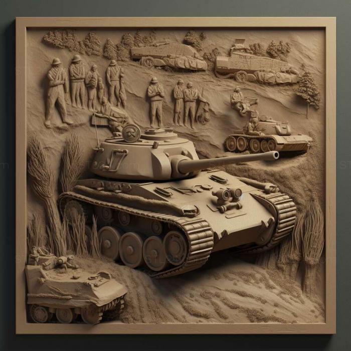 Games (Codename Panzers Phase One 3, GAMES_34911) 3D models for cnc