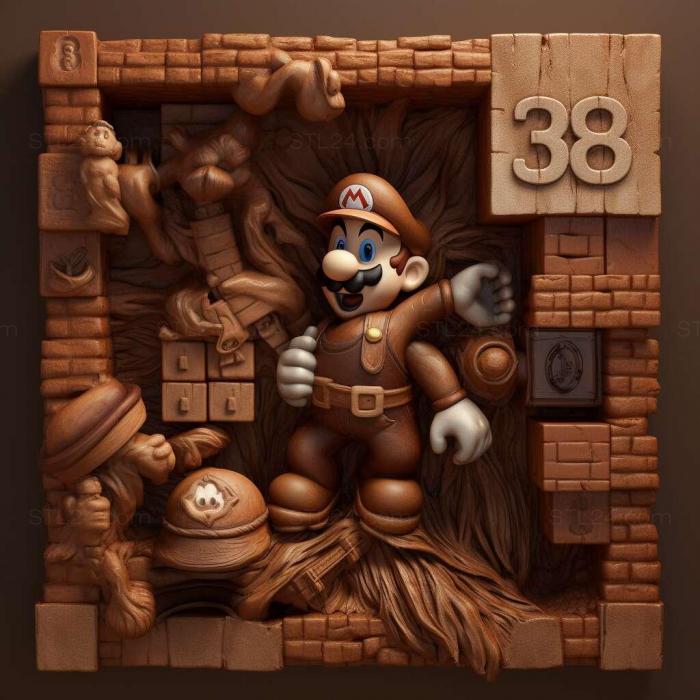 Games (Super Mario Bros 3 1, GAMES_34985) 3D models for cnc