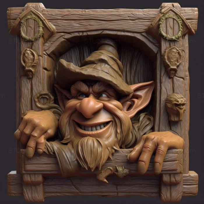 Games (Hearthstone Goblins vsGnomes 2, GAMES_3502) 3D models for cnc