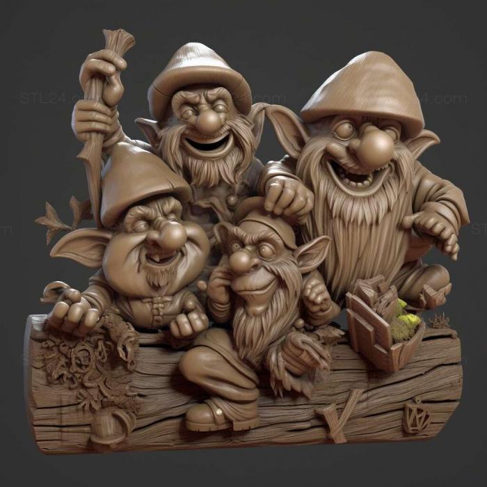 Games (Hearthstone Goblins vsGnomes 4, GAMES_3504) 3D models for cnc