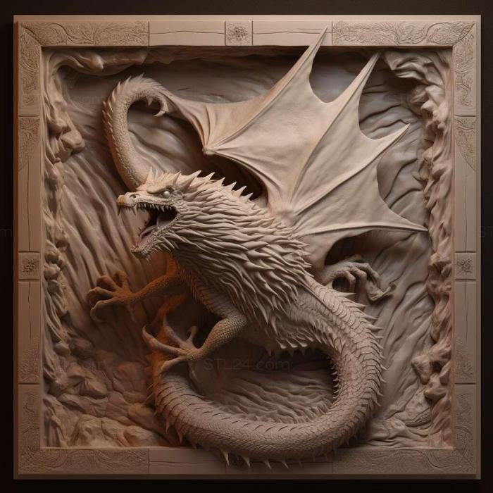 Games (Game of Thrones Episode Six The Ice Dragon 2, GAMES_3506) 3D models for cnc