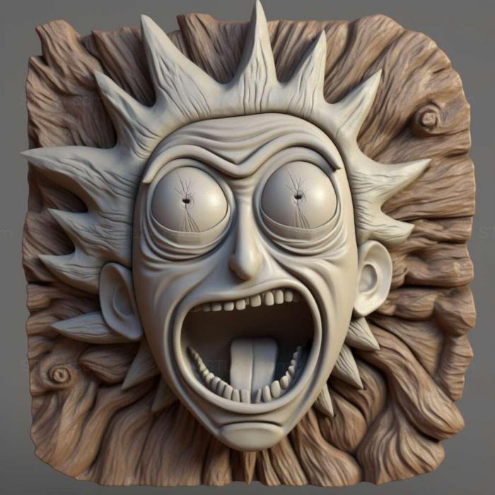 Games (Rick and Morty Virtual Rick ality 4, GAMES_35136) 3D models for cnc