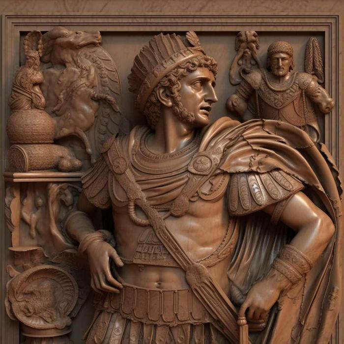 Игры (Римская Тотальная война Александра 1, GAMES_35169) 3D модель для ЧПУ станка