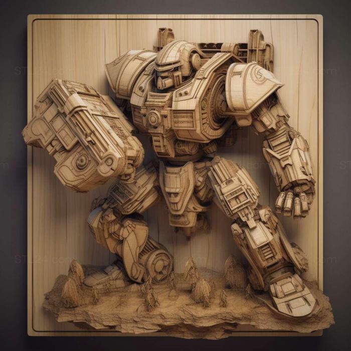 Games (MechWarrior Tactics 3, GAMES_35223) 3D models for cnc