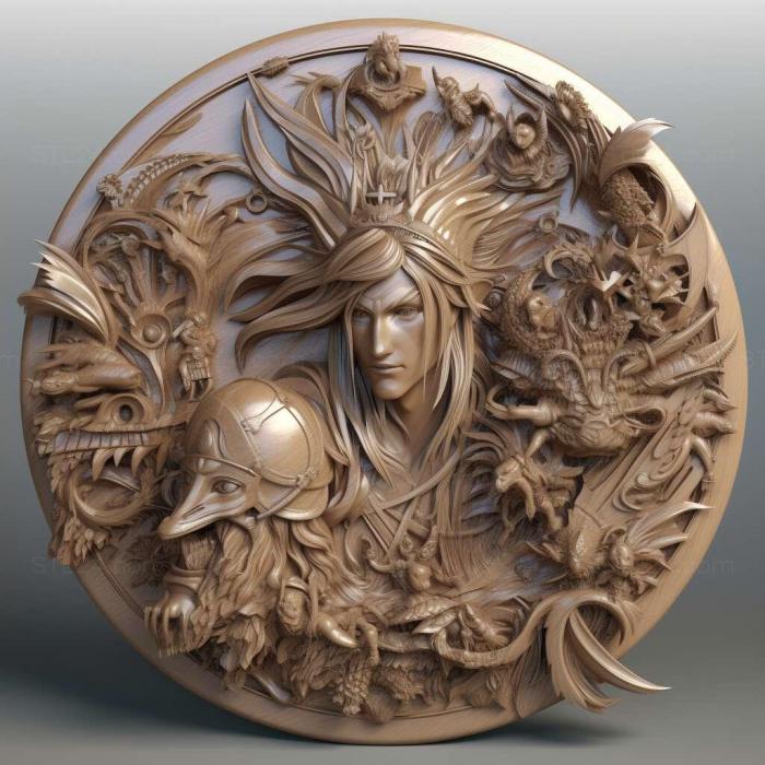 Games (Dissidia Final Fantasy 4, GAMES_35344) 3D models for cnc